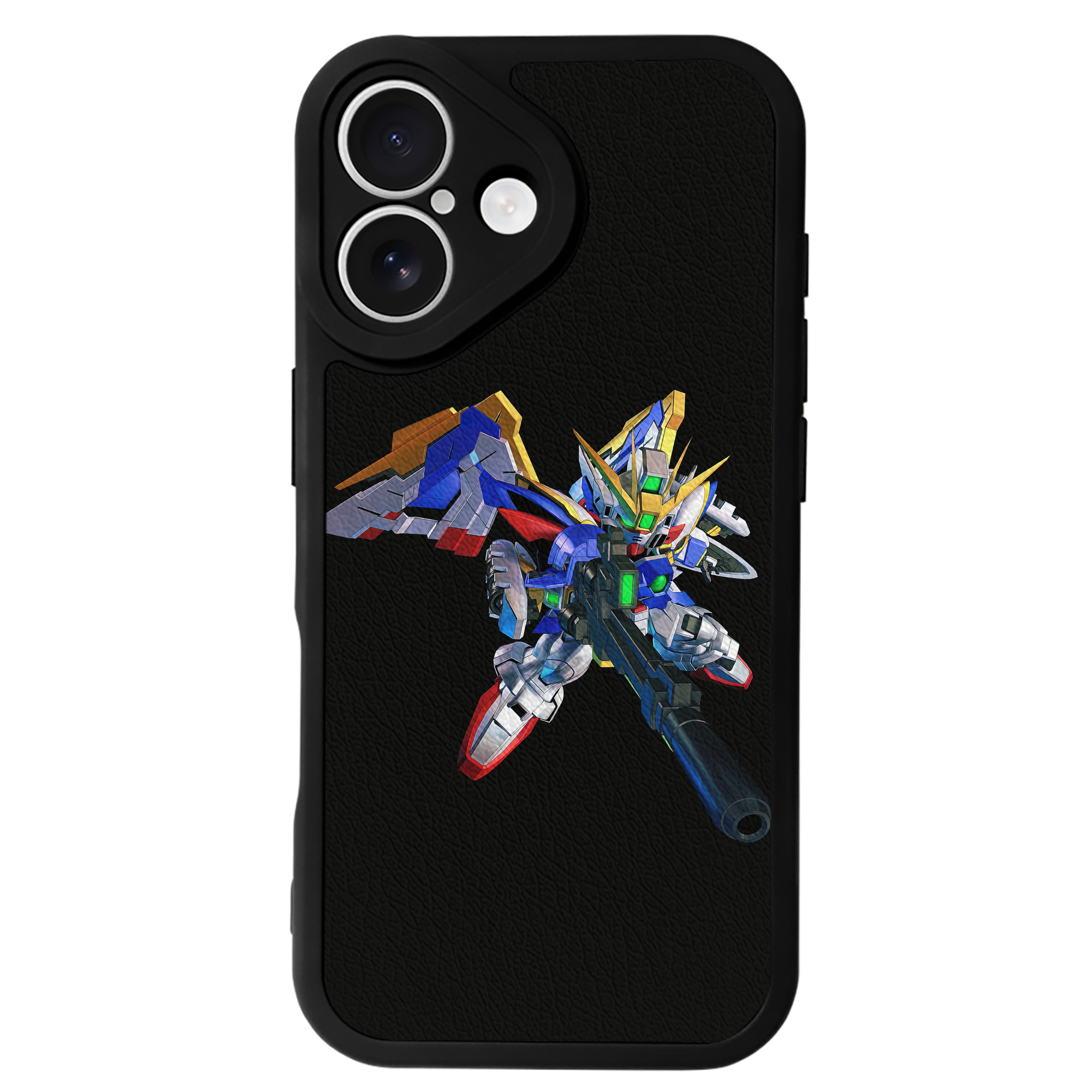 （画像用） 機動戦士ガンダム Mobile Suit Gundam 【iPhone 16シリーズ対応】シリコンスマホケース（レザー調） 材質：シリコン
